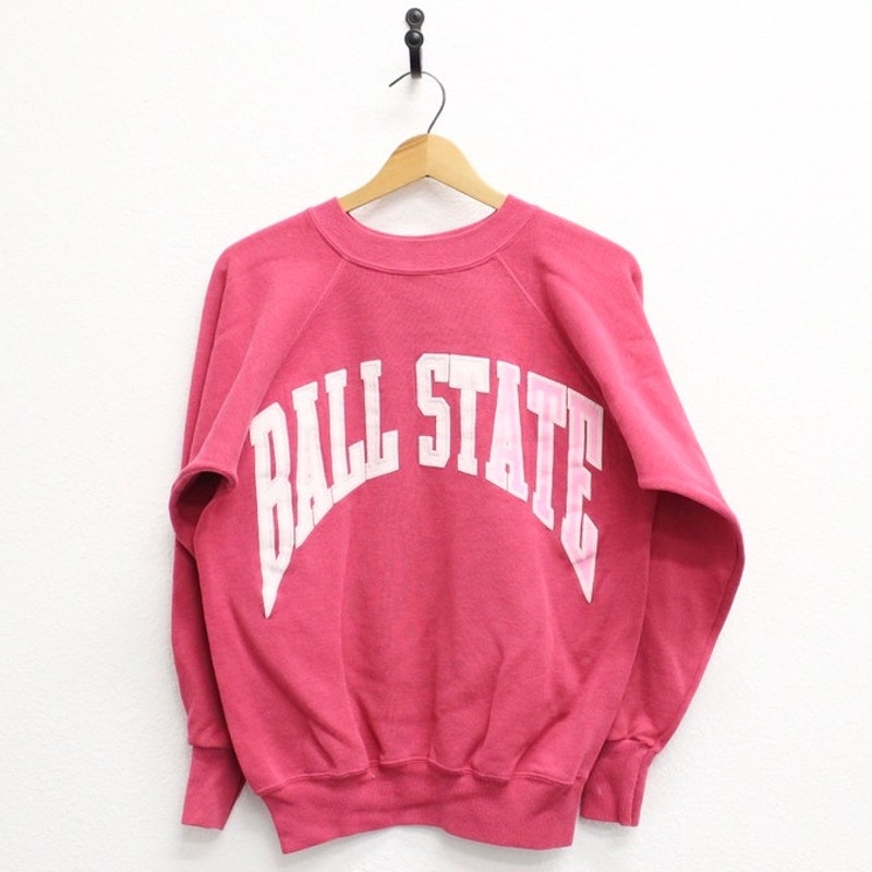 Vintage Ball State University Cardinals Sweatshirt Medium