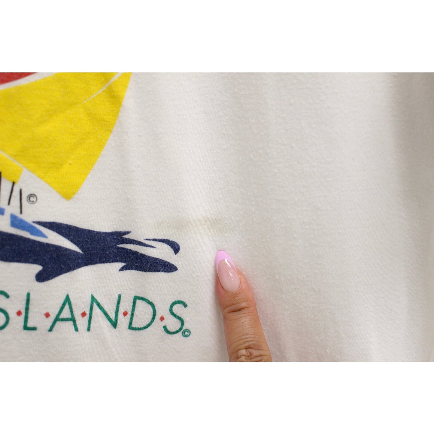 Vintage Cayman Islands Sailing T Shirt Medium