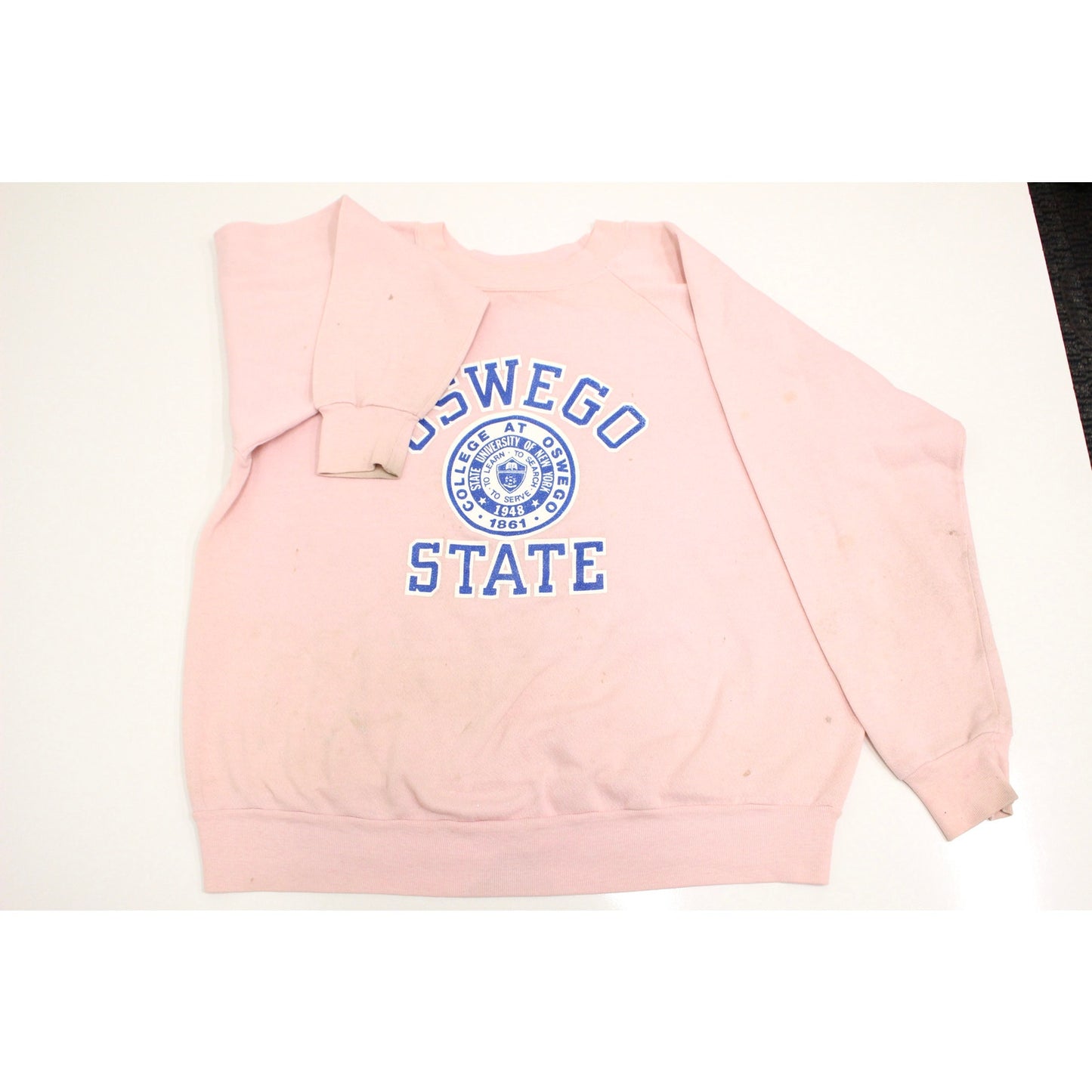 Vintage Oswego State College Lakers Sweatshirt Large