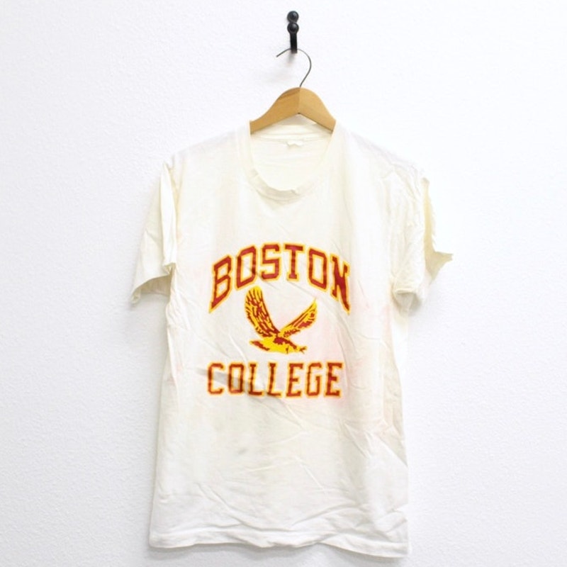 Vintage Boston College Eagles T Shirt Small