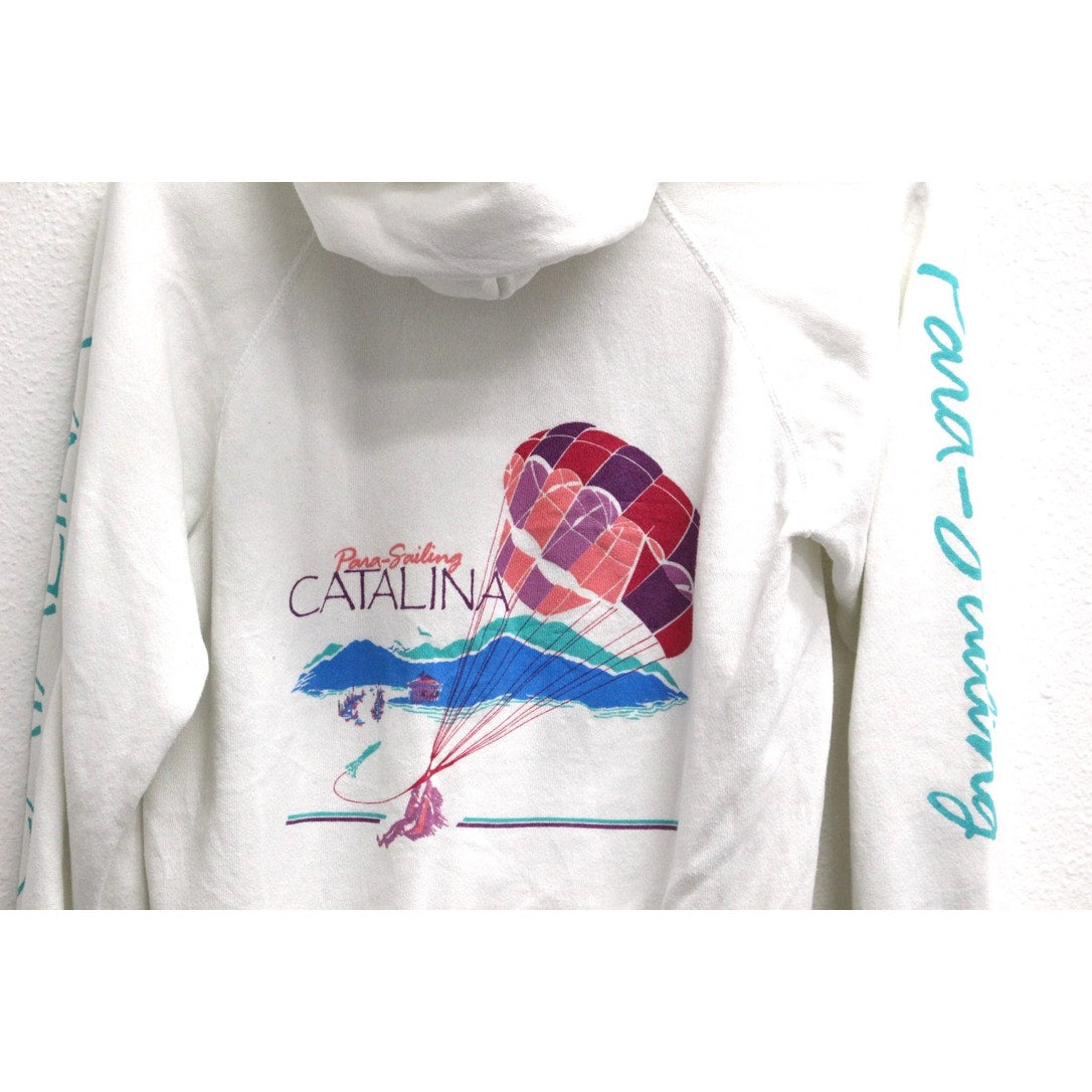 Vintage Parasailing Catalina Island Hooded Sweatshirt Medium