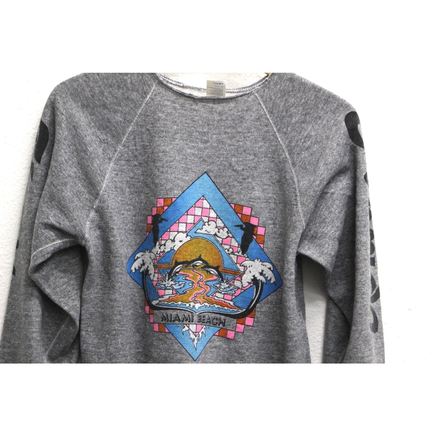 Vintage Miami Beach Florida Sweatshirt Small