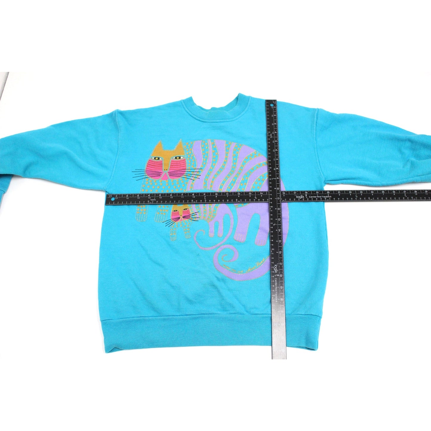 Vintage Laurel Burch Cats Sweatshirt Medium