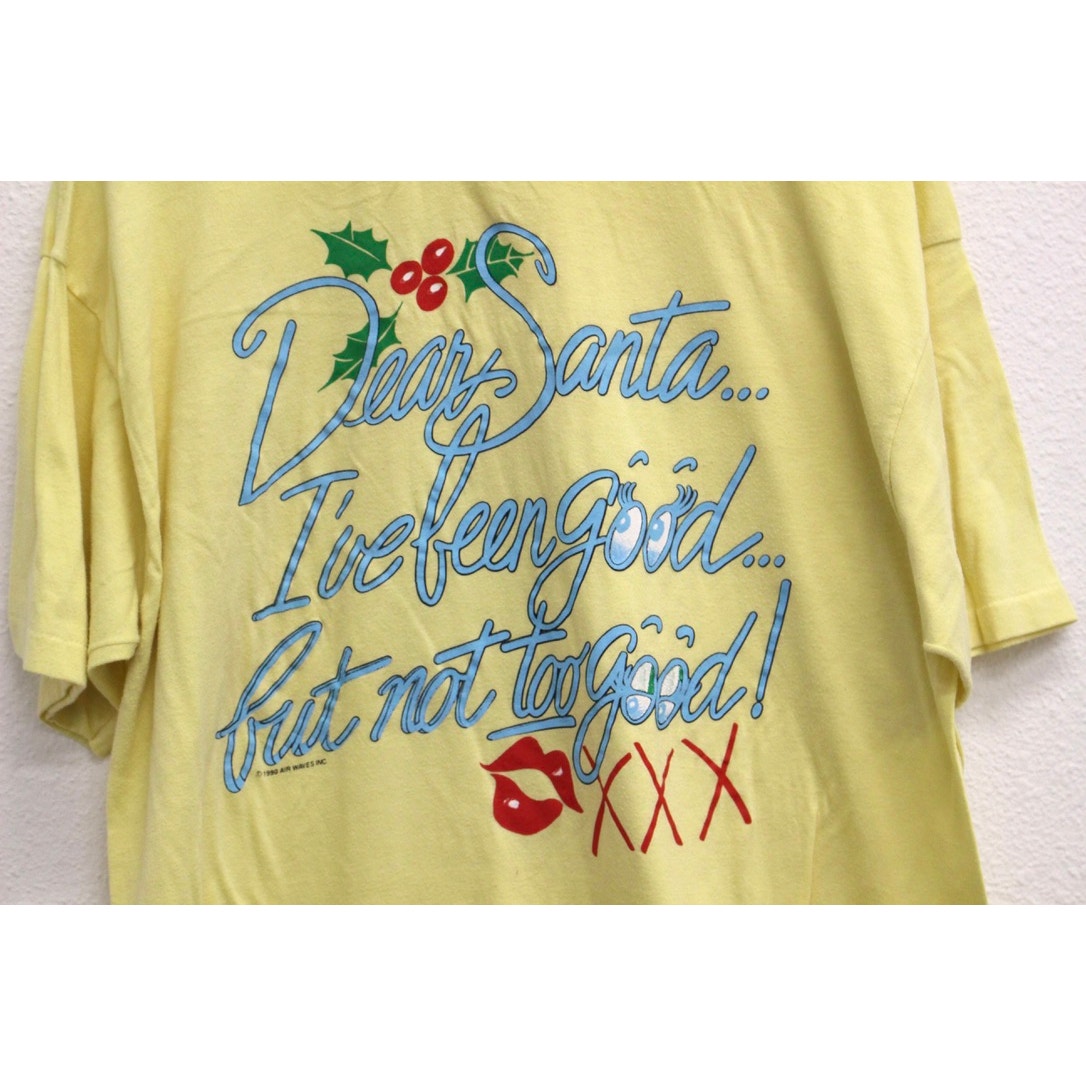 Vintage Dear Santa I've Been Good Christmas T Shirt XXL 2X