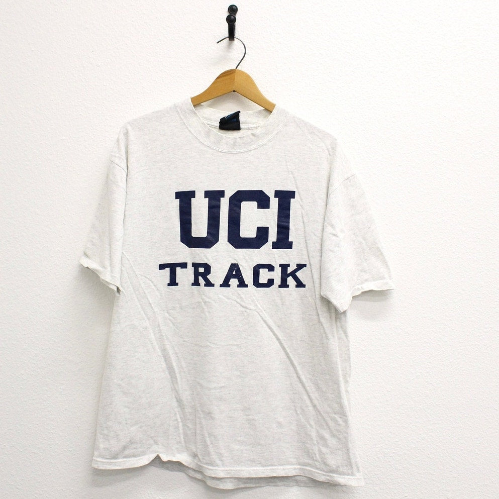 Vintage University of California Irvine Track T Shirt Large
