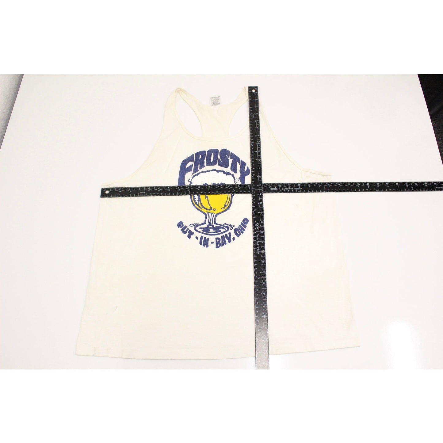 Vintage Put In Bay Ohio Frosty Beer Tank T Shirt XL