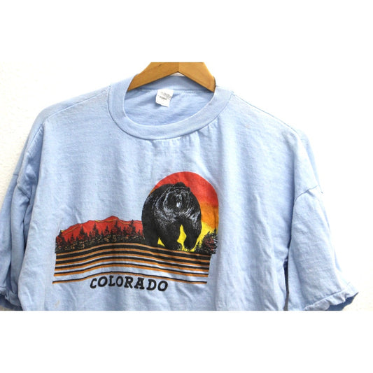 Vintage Colorado Forest Bear T Shirt XL
