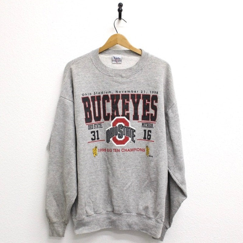 Vintage Ohio State University Buckeyes OSU 1998 Big Ten Champs Sweatshirt XL