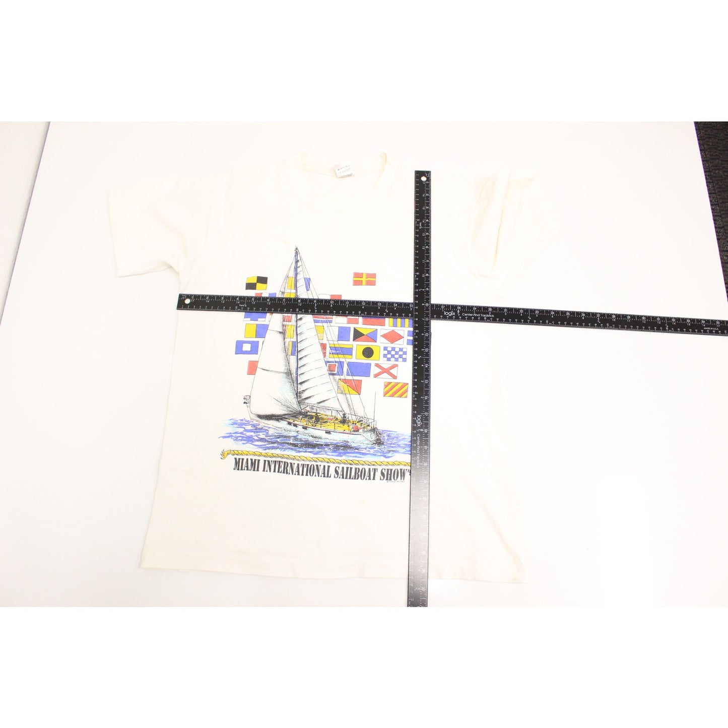 Vintage Miami International Sailboat Show 1994 T Shirt Large