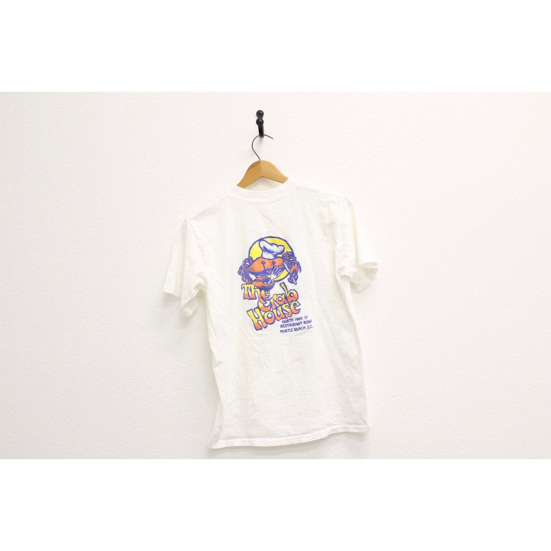 Vintage The Crab House Myrtle Beach T Shirt Medium