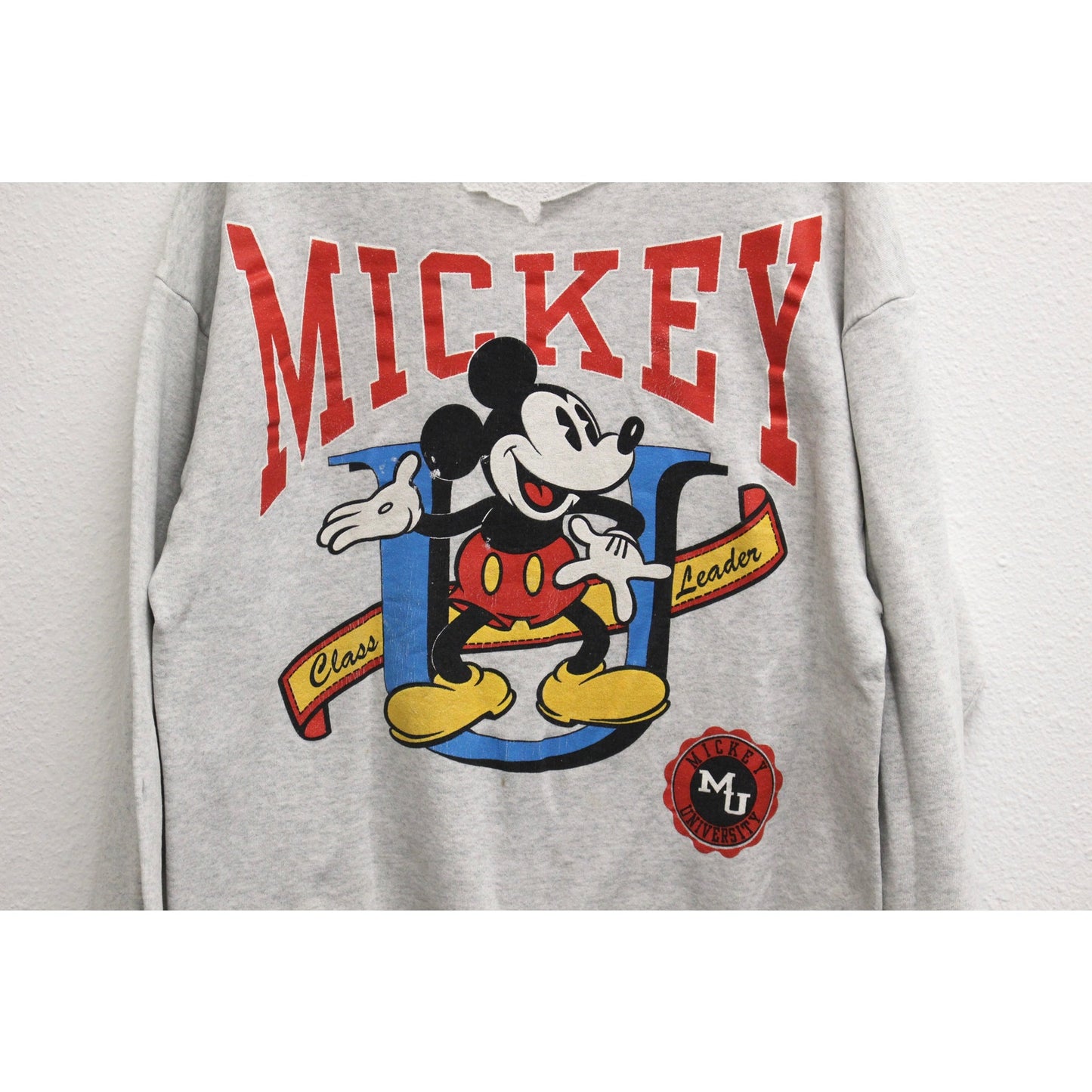 Vintage Walt Disney Mickey Mouse University Sweatshirt Large
