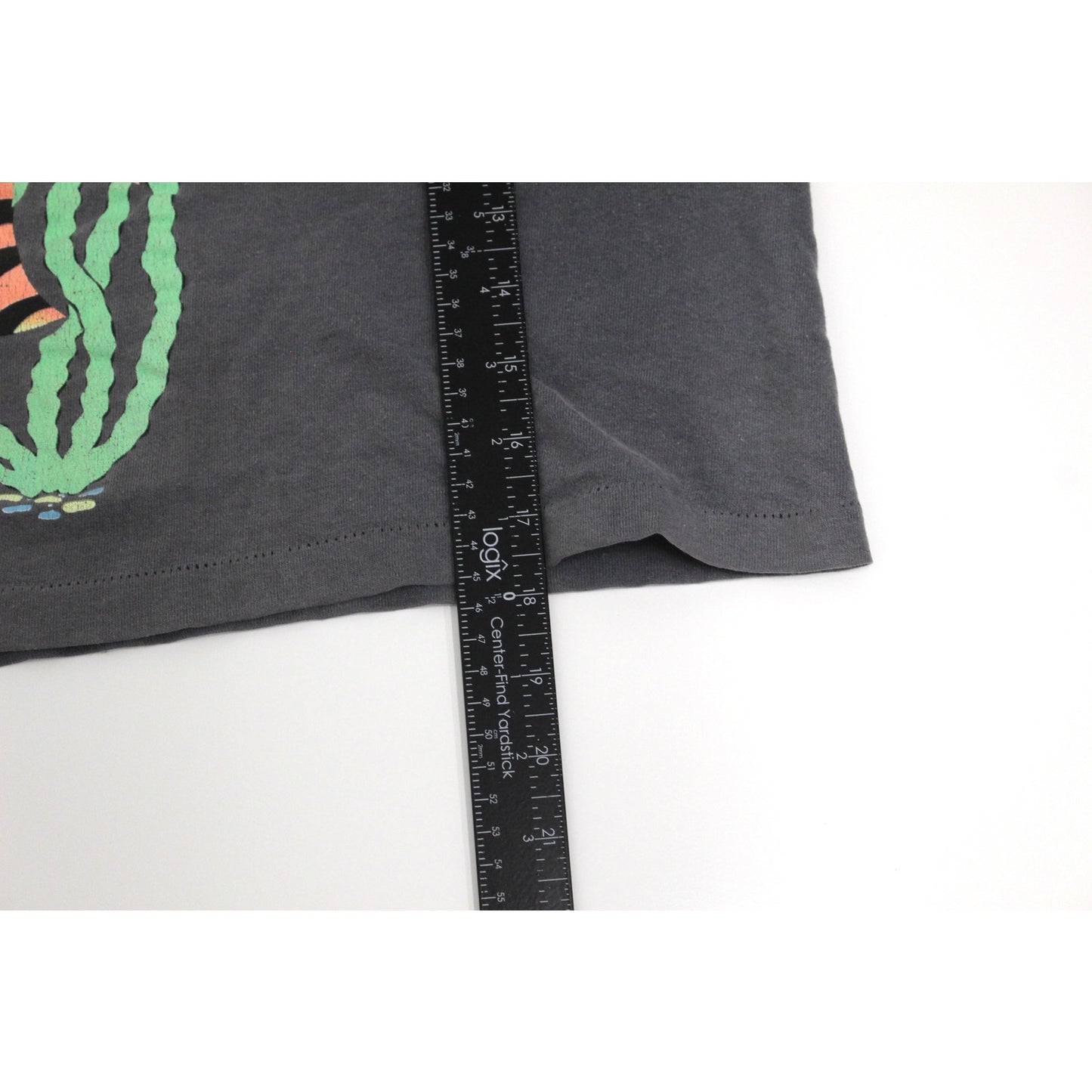 Vintage Clearwater Beach Florida Fish Crop Top T Shirt XL