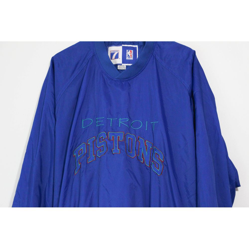 Vintage Detroit Pistons Basketball Pullover Jacket
