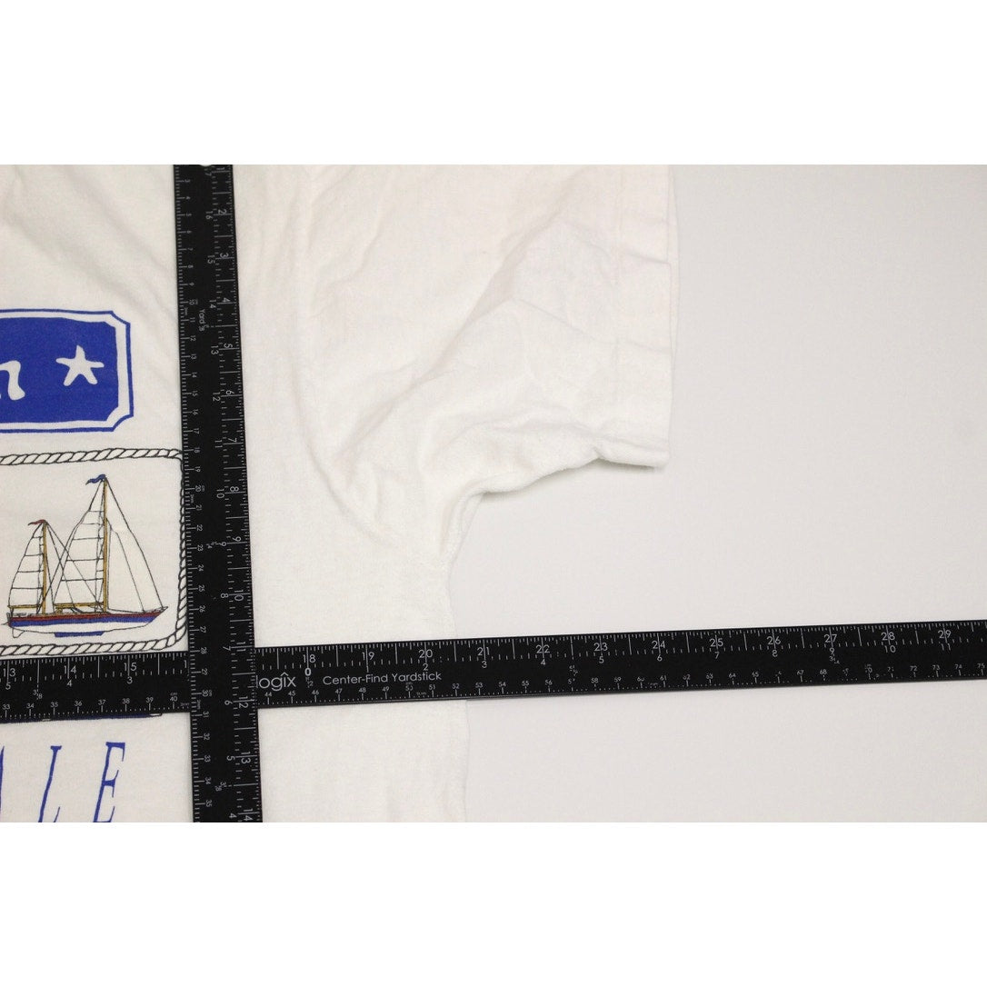 Vintage Fort Lauderdale Florida Sailboats T Shirt Large