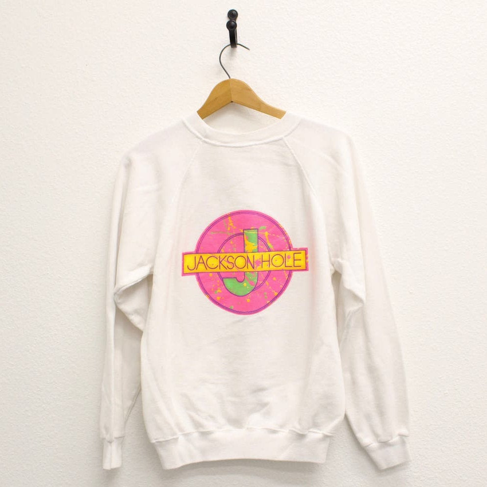 Vintage Jackson Hole Wyoming Sweatshirt Large