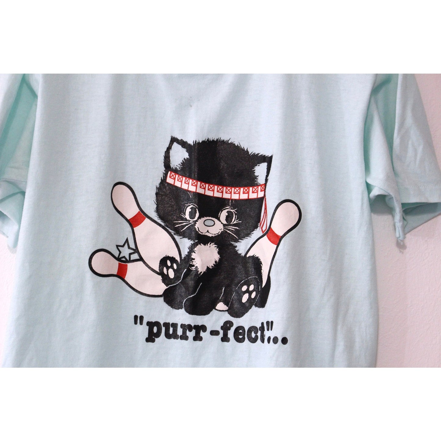 Vintage Kitty Cat Purr-fect T Shirt XL