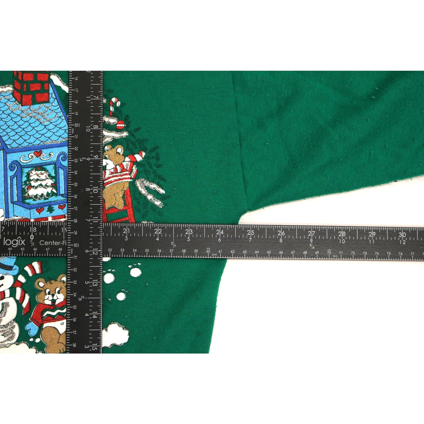Vintage Holiday Merry Christmas Seasons Greetings Sweatshirt Large
