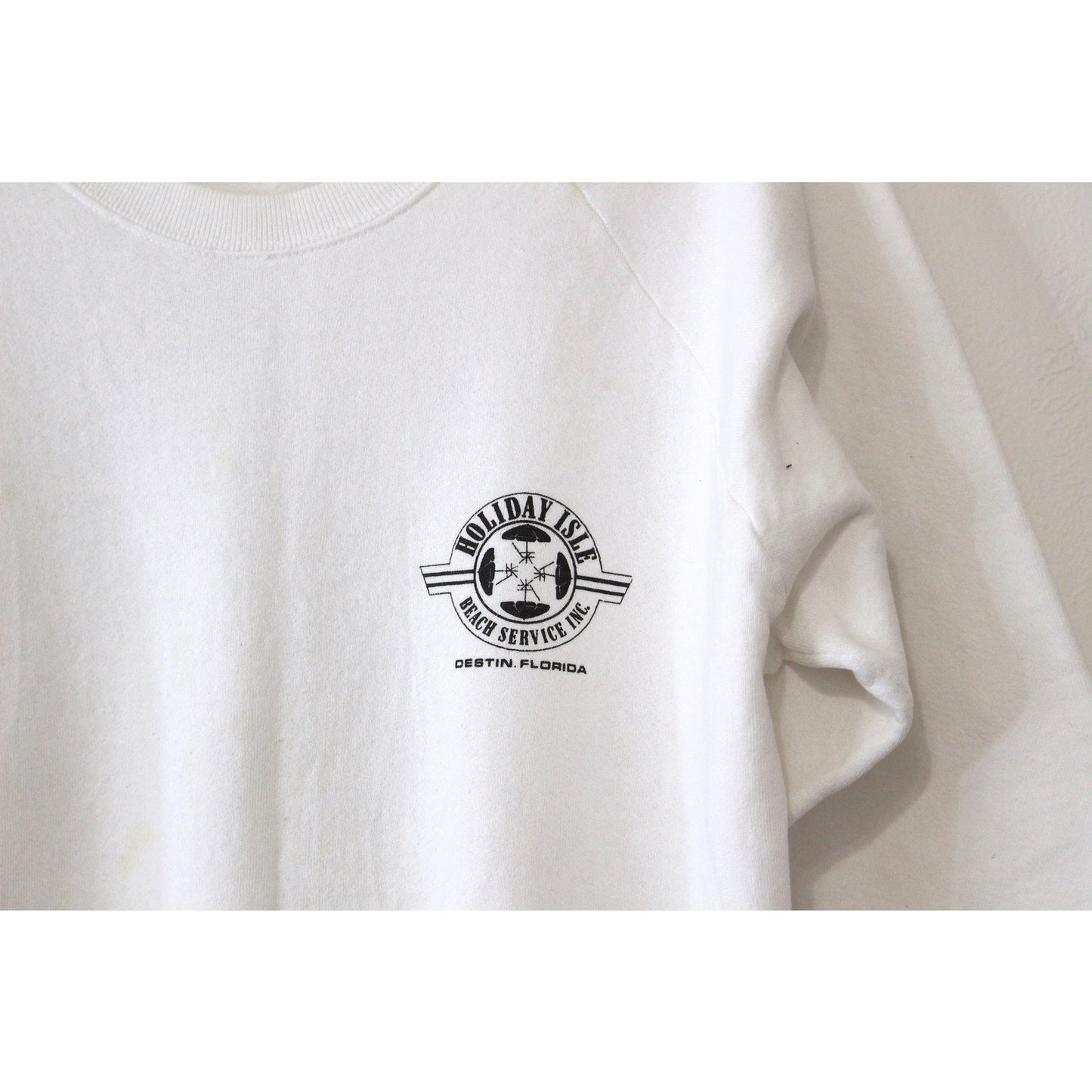Vintage Holiday Isle Beach Service Destin Florida Sweatshirt XXL 2X