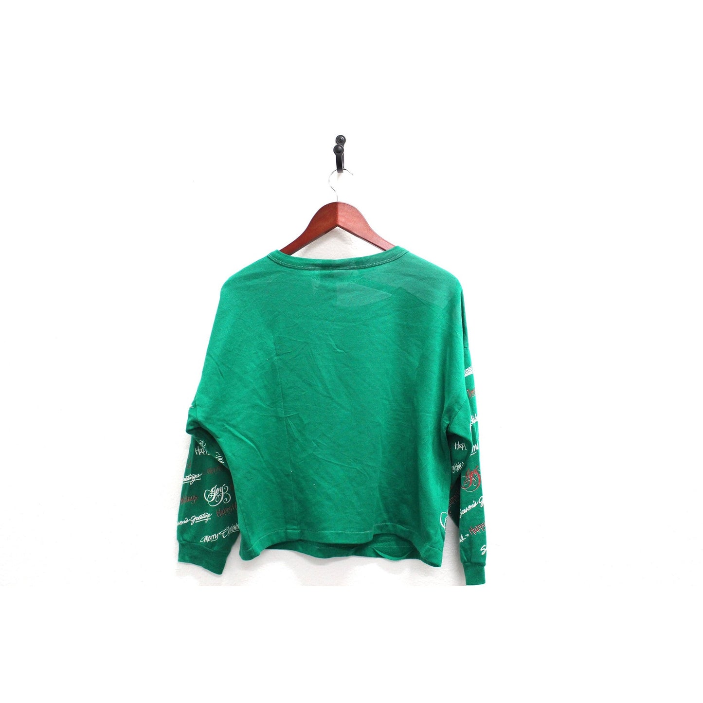 Vintage Ugly Crazy Cat Lady Christmas Sweater Sweatshirt Large