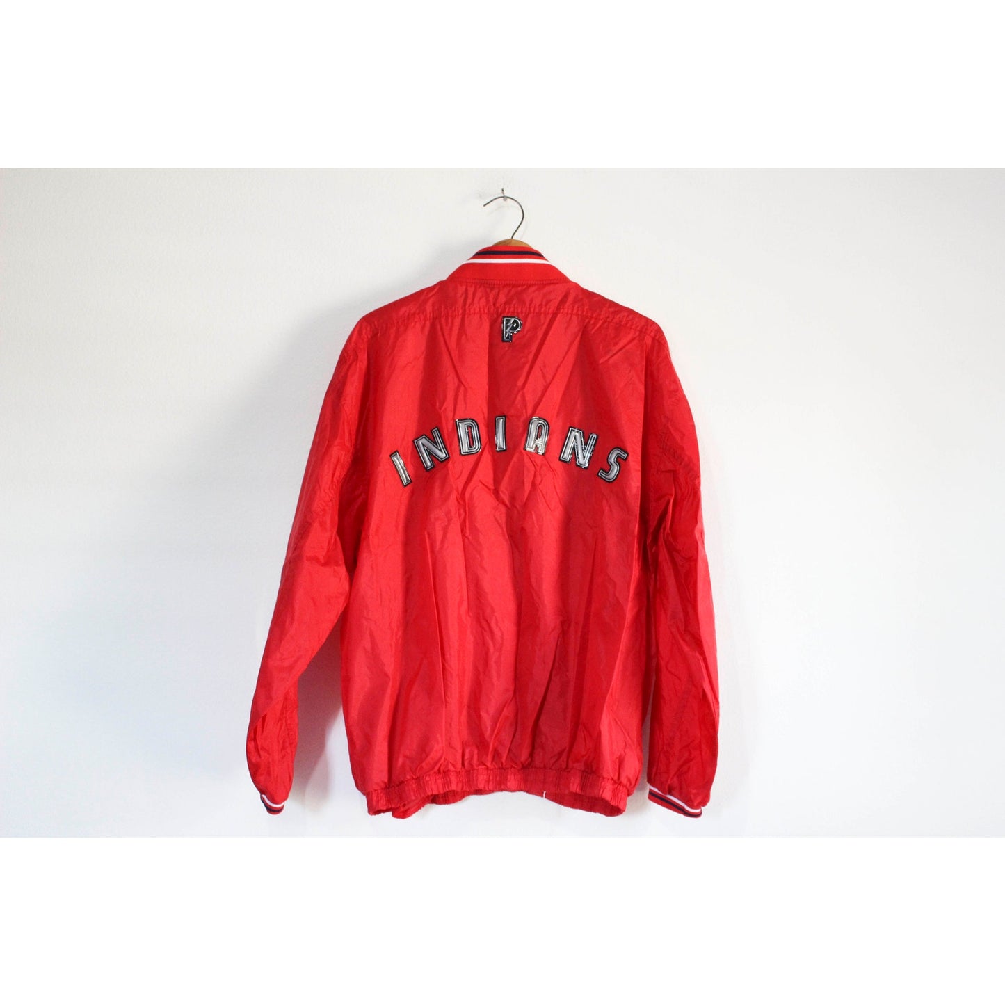 Vintage Cleveland Indians Baseball MLB Pullover Windbreaker Jacket Medium