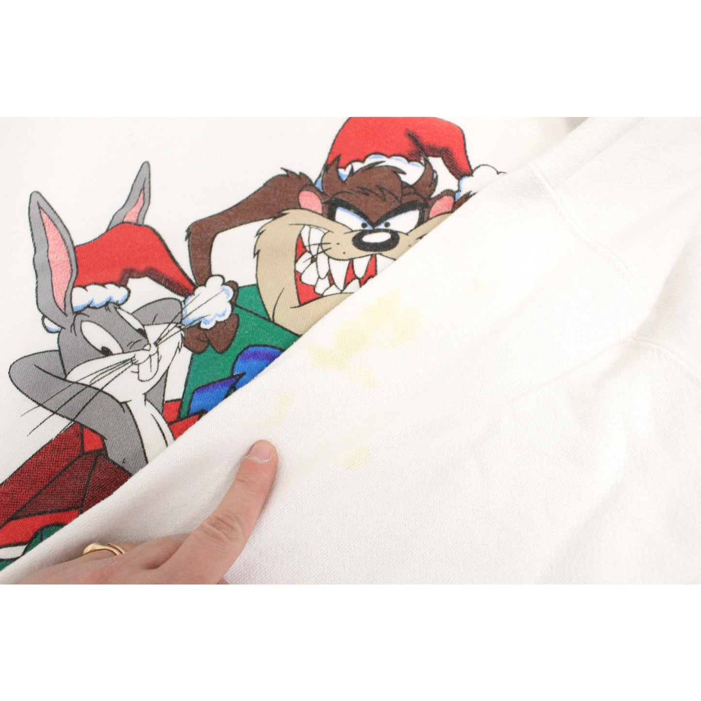 Vintage Looney Tunes Christmas Crew Sweatshirt XL