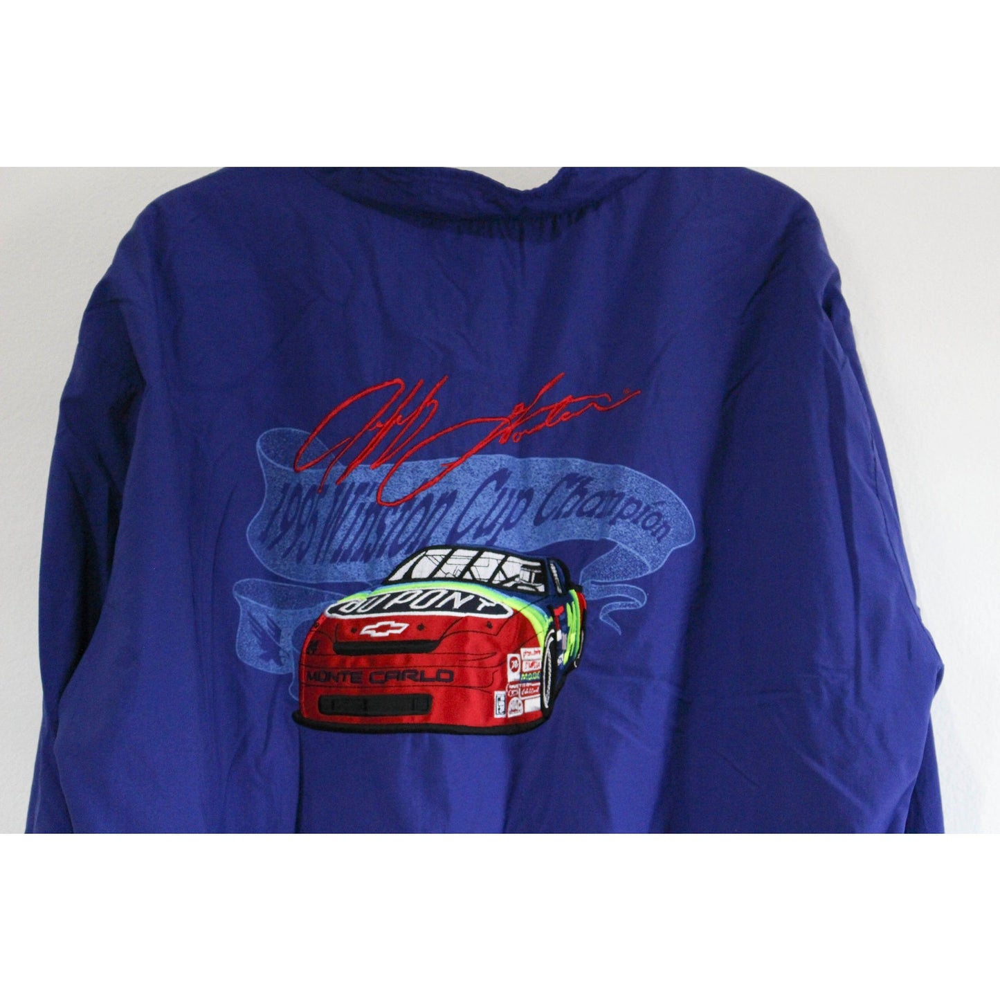 Vintage Dupont Jeff Gordon 1995 Winston Cup Champion Windbreaker Jacket XXL 2XL