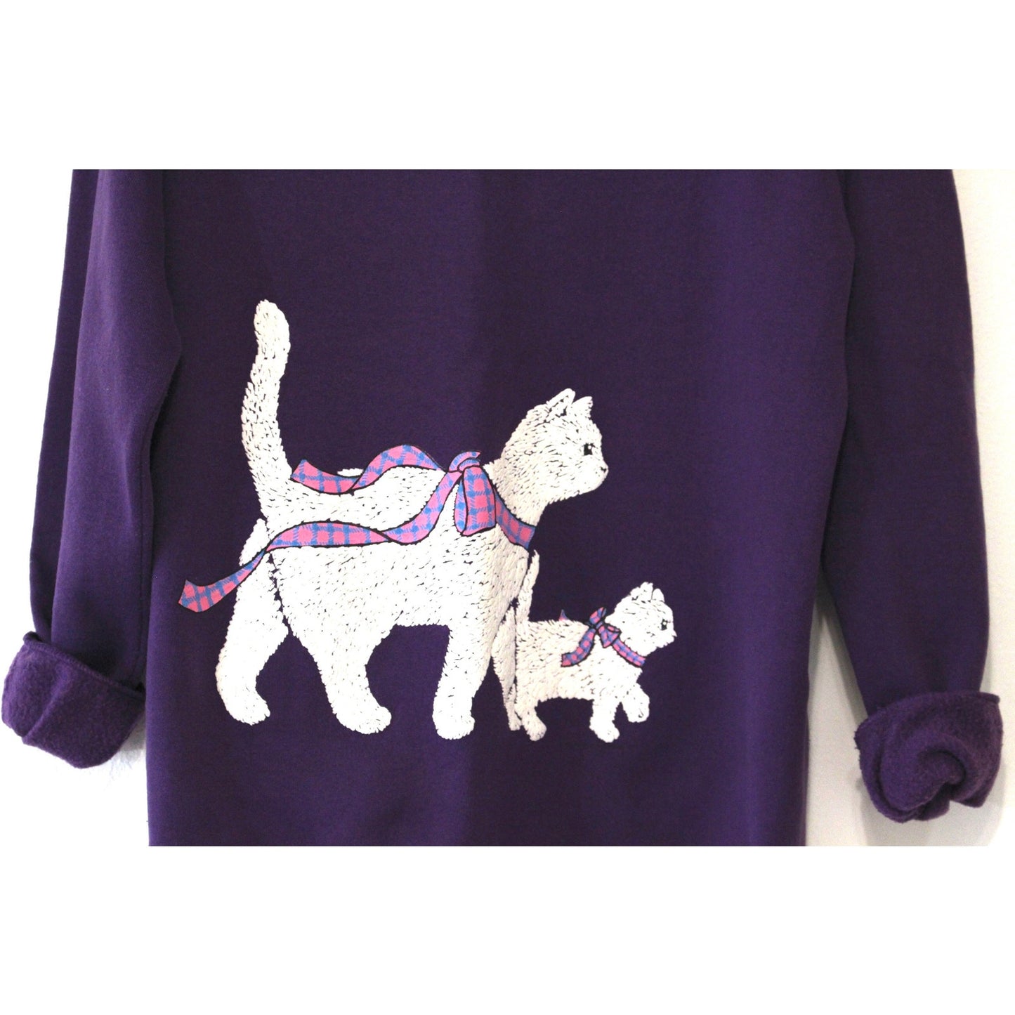 Vintage Kitty Cat Kitten Sweatshirt XL
