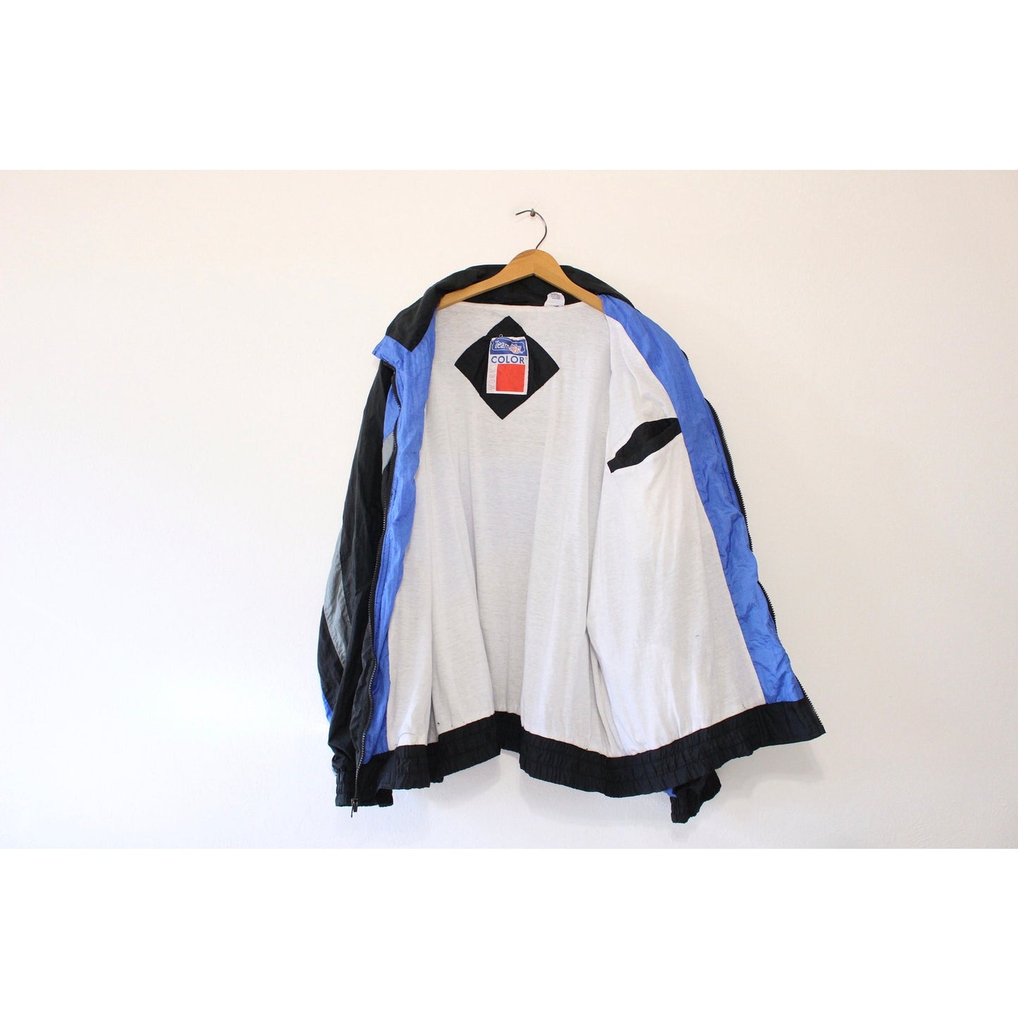 Vintage North Carolina Panthers Football NFL Windbreaker Jacket 3X
