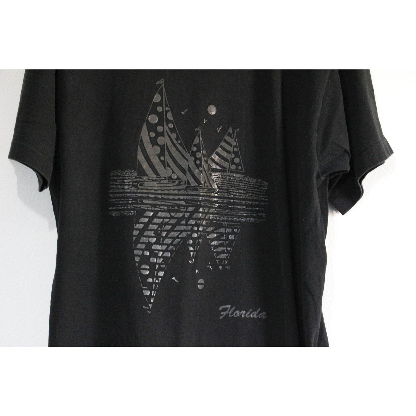 Vintage Florida Sail Boat T Shirt Large
