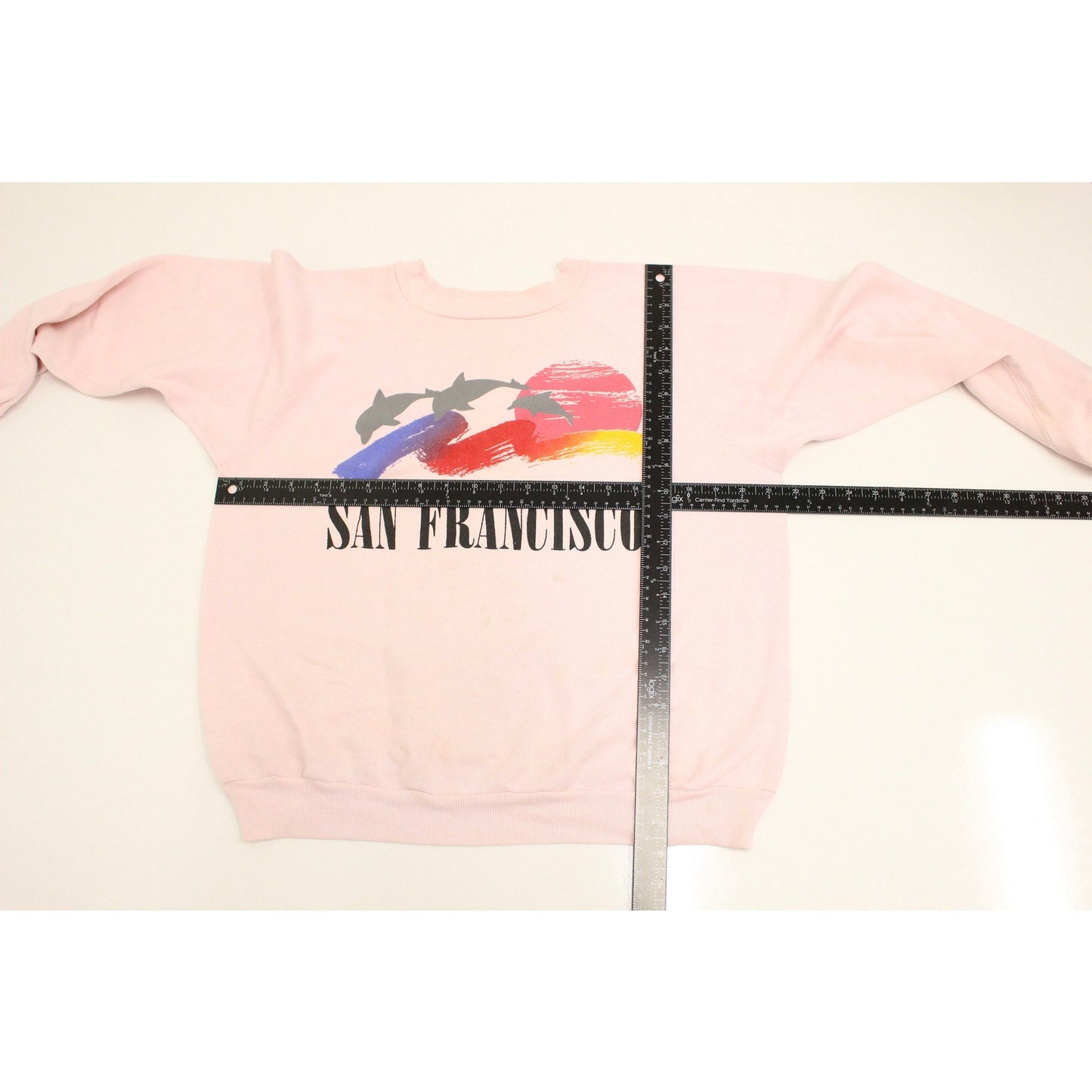 Vintage San Francisco California Dolphin Sunset Sweatshirt Medium