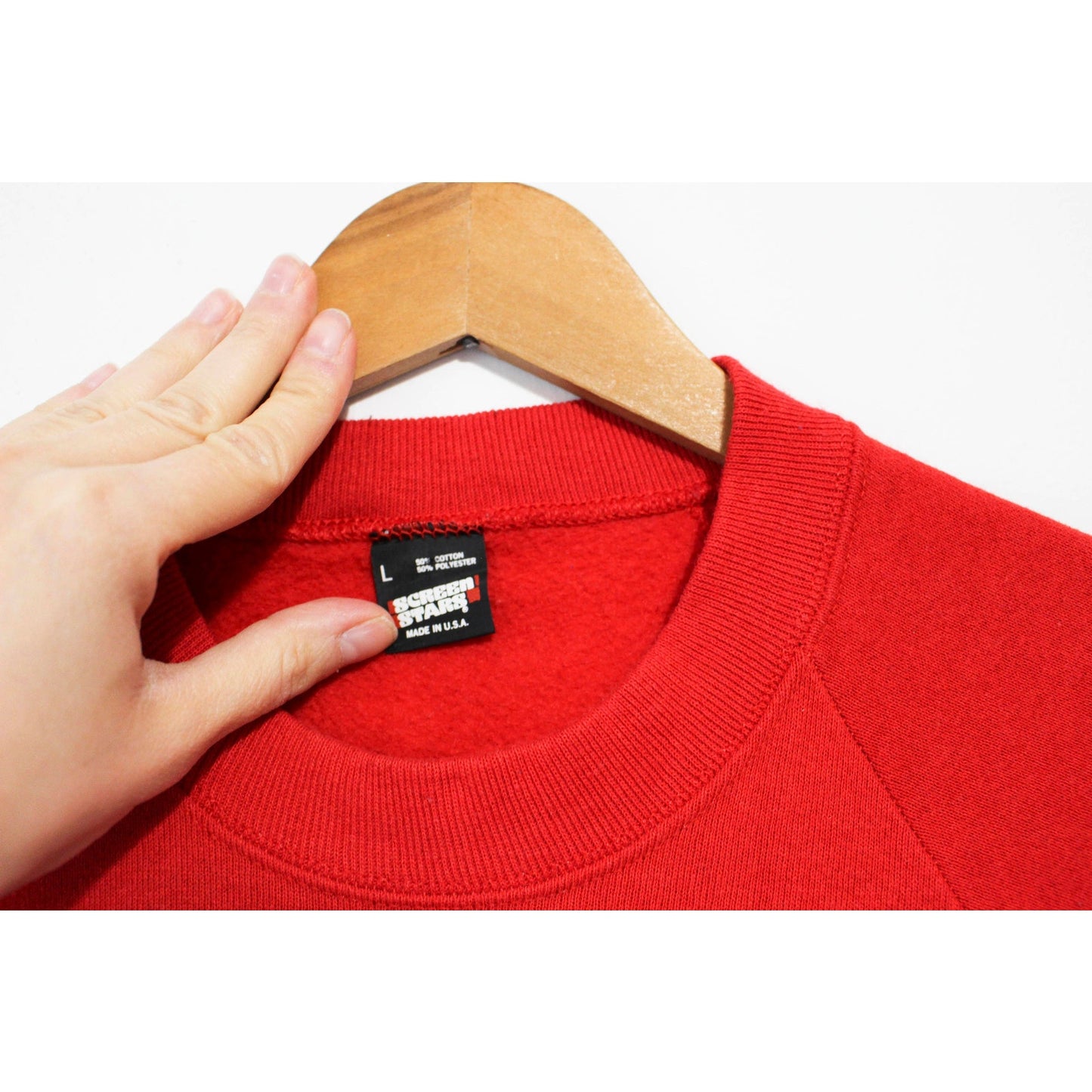 Vintage Red Mistletoe Mama Christmas Holiday Sweatshirt Large