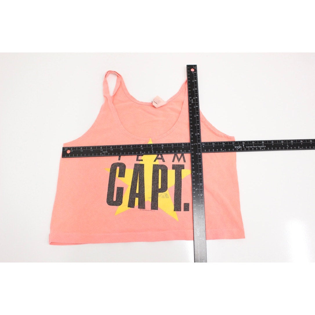 Vintage Ocean Pacific Team Captain Crop Tank Top Small