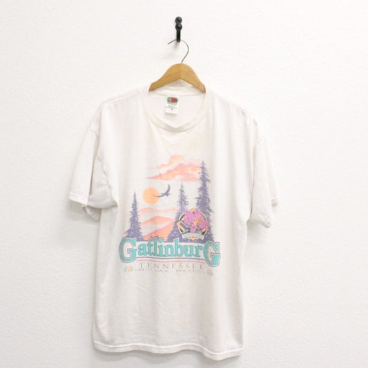 Vintage Great Smoky Mountains Gatlinburg Tennessee T Shirt XL