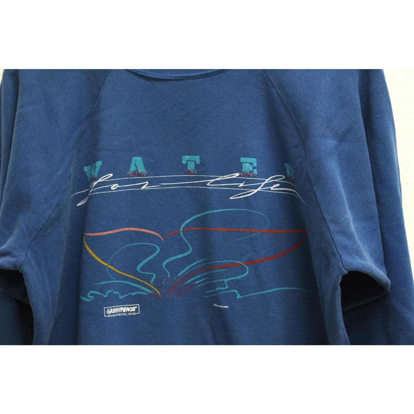 Vintage Greenpeace Water For Life Sweatshirt Large