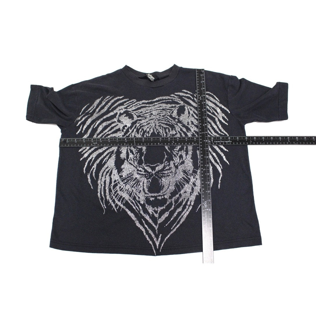 Vintage Glitter Tiger T Shirt Large