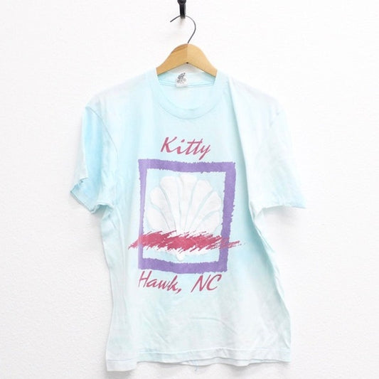 Vintage Kitty Hawk North Carolina Seashell T Shirt Large