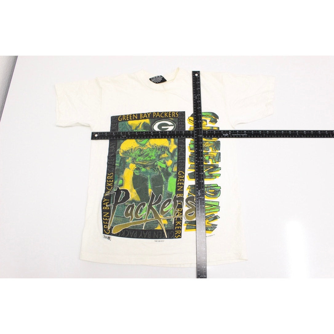 Vintage Green Bay Packers Football T Shirt Medium