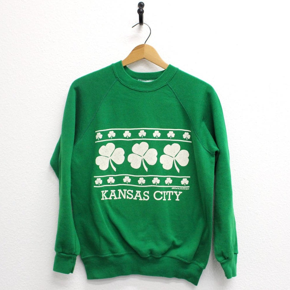 Vintage Kansas City Missouri Shamrocks Sweatshirt Medium