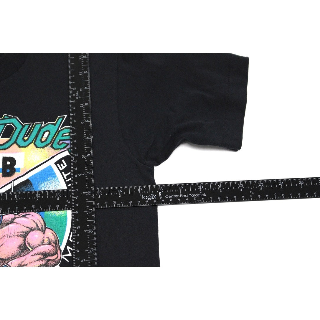 Vintage Lazee Dudes Club Weight Lifting T Shirt Medium