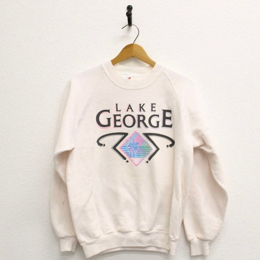 Vintage Lake George New York Sweatshirt Large