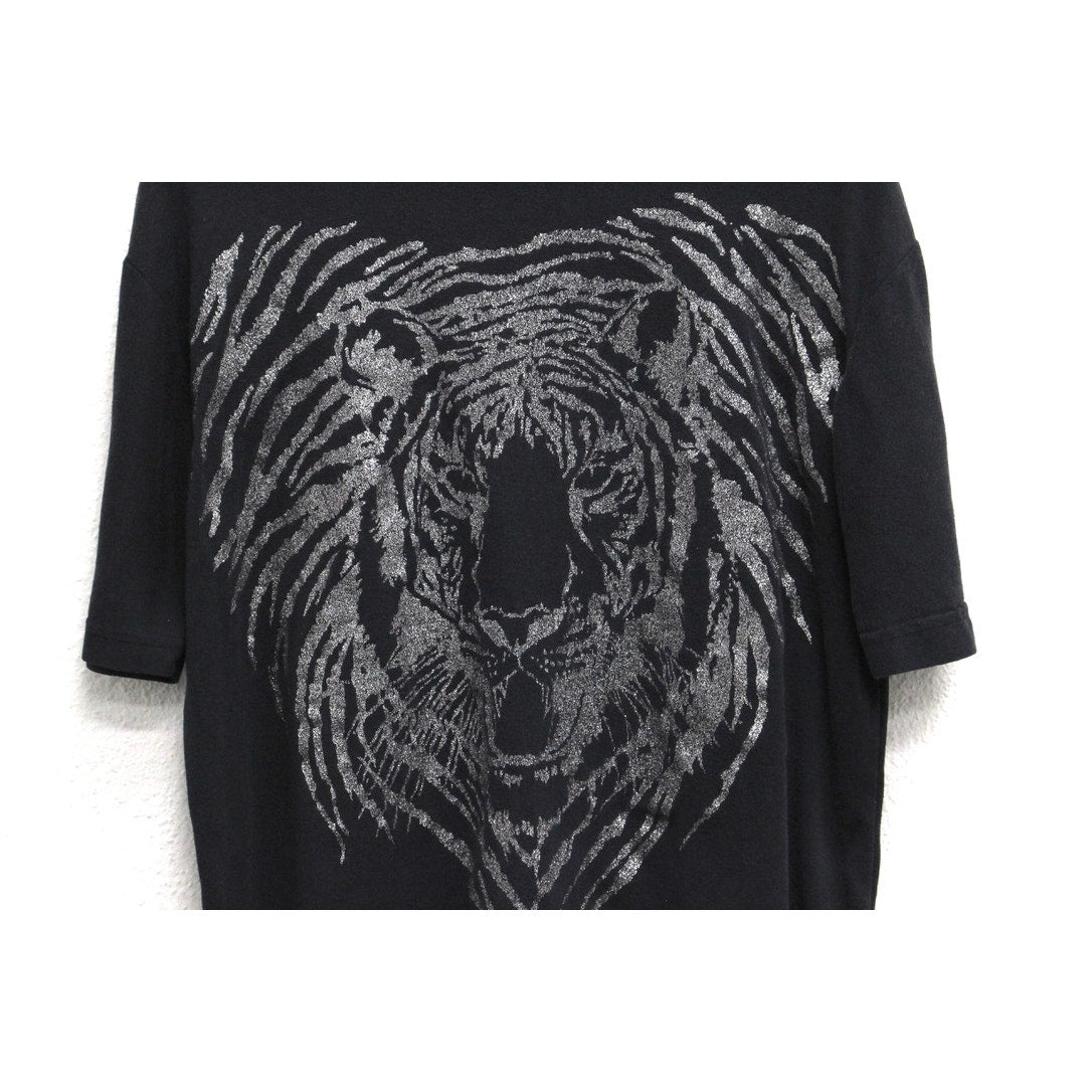 Vintage Glitter Tiger T Shirt Large