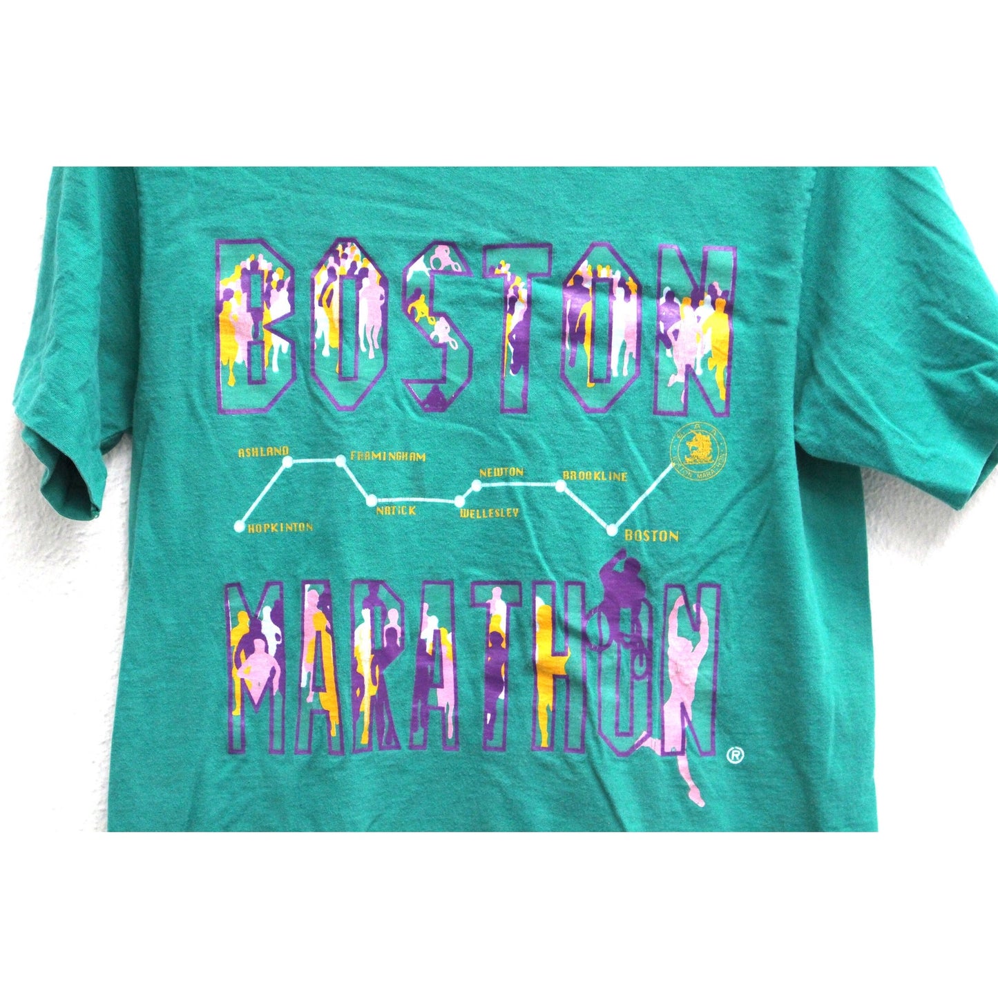 Vintage Boston Athletic Association Marathon T Shirt Medium