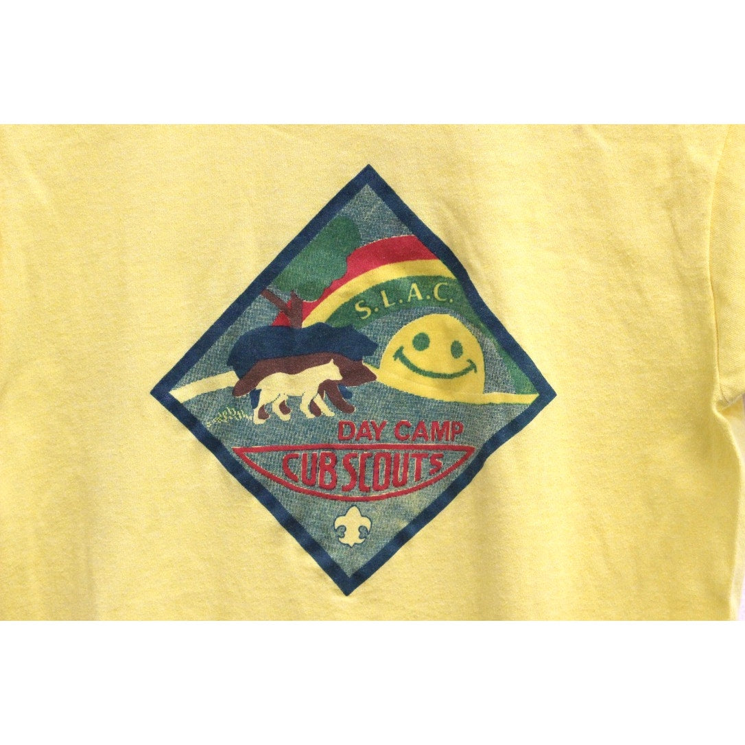 Vintage SLAC Day Camp Cub Scouts T Shirt Small