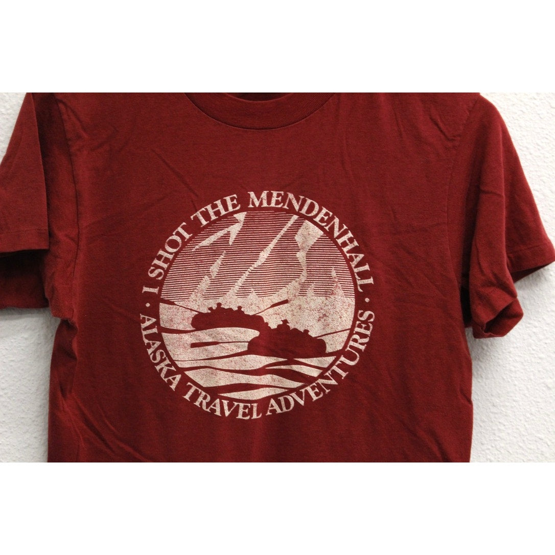 Vintage I Shot The Mendenhall Glacier Alaska T Shirt Medium