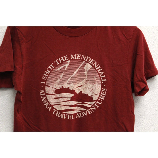 Vintage I Shot The Mendenhall Glacier Alaska T Shirt Medium