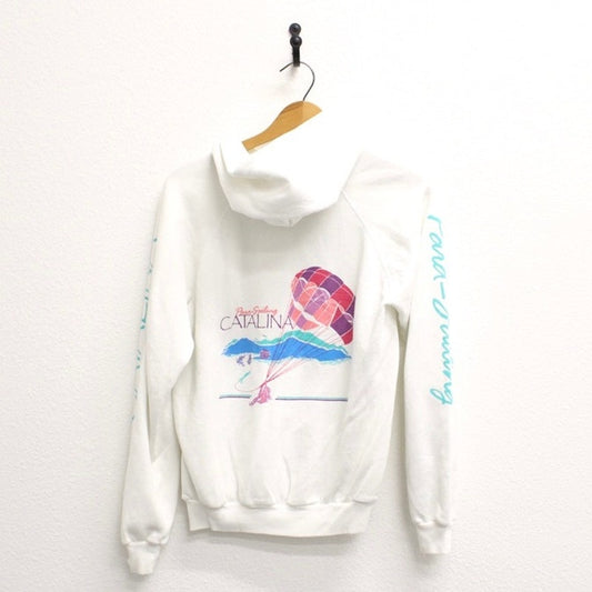 Vintage Parasailing Catalina Island Hooded Sweatshirt Medium