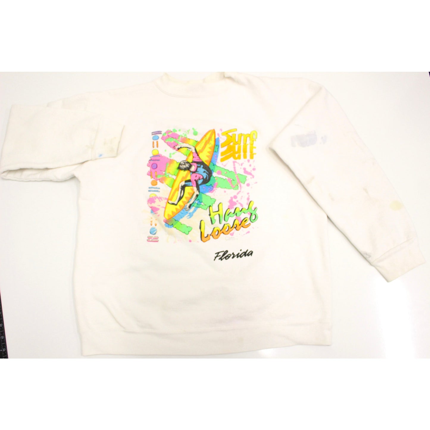 Vintage Hang Loose Surf Florida Sweatshirt Large