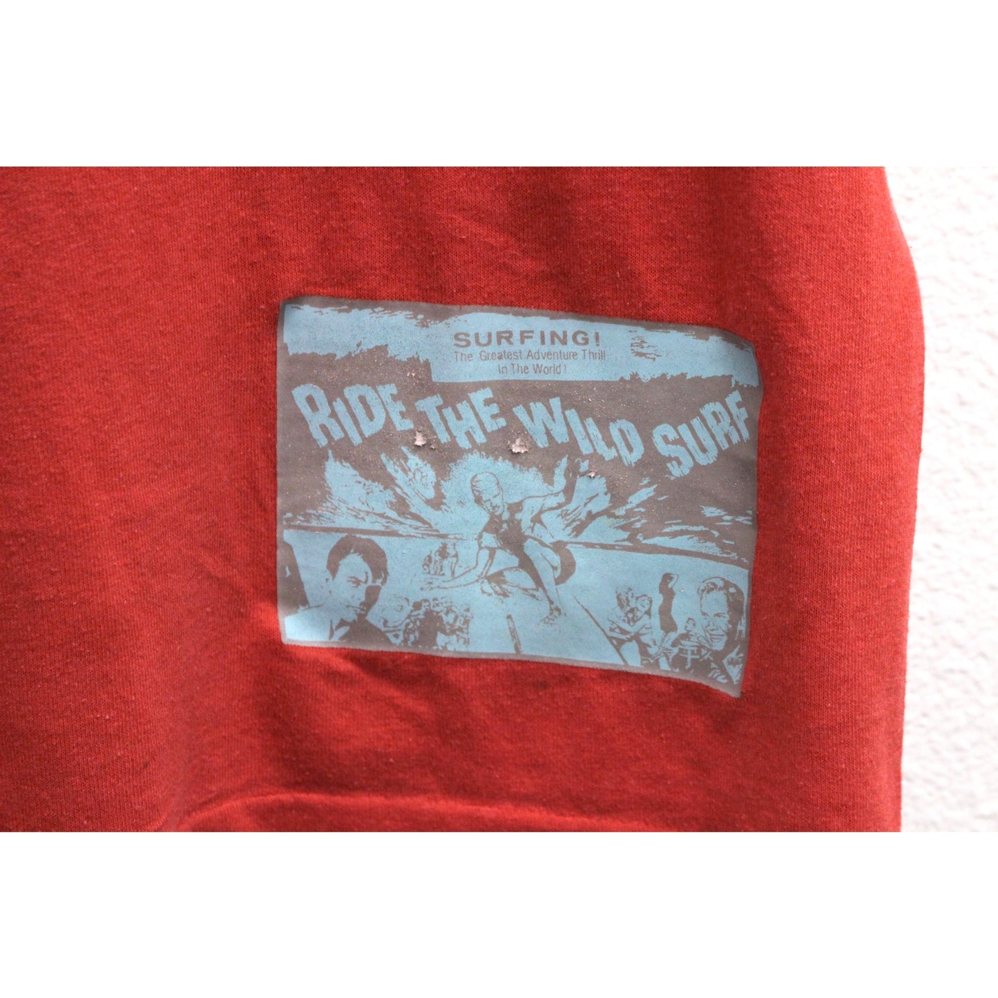 Vintage Ride the Wild Surf Tank T Shirt Large