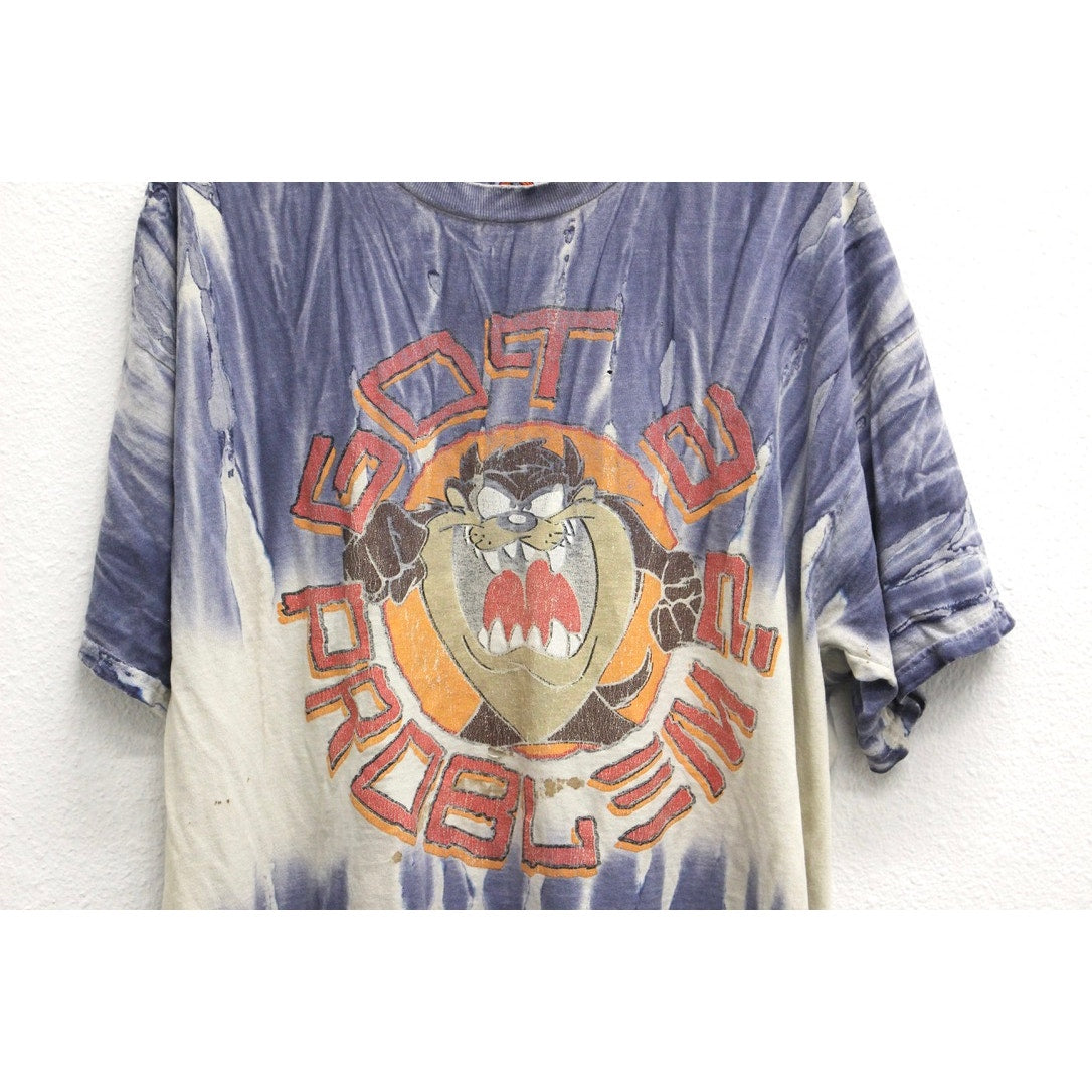 Vintage Looney Tunes Taz Got A Problem T Shirt XL