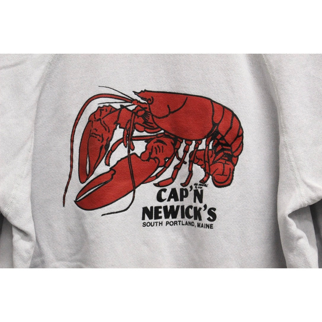 Vintage Captain Newicks Lobster South Portland Maine Sweatshirt Large